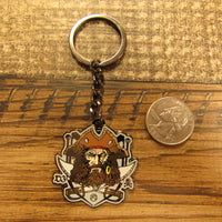 Pirate Series Male Pirate Disc Golf Pin Keychain