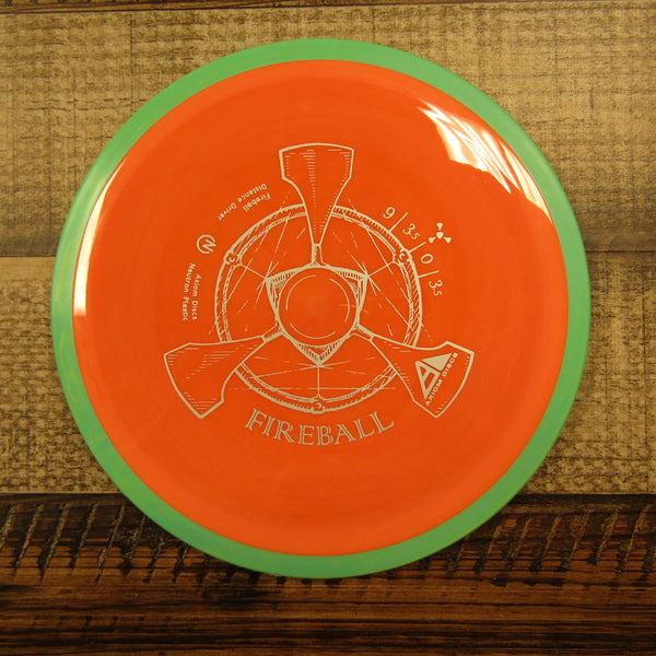 Axiom Fireball Neutron Distance Driver Disc Golf Disc 168 Grams Orange Green