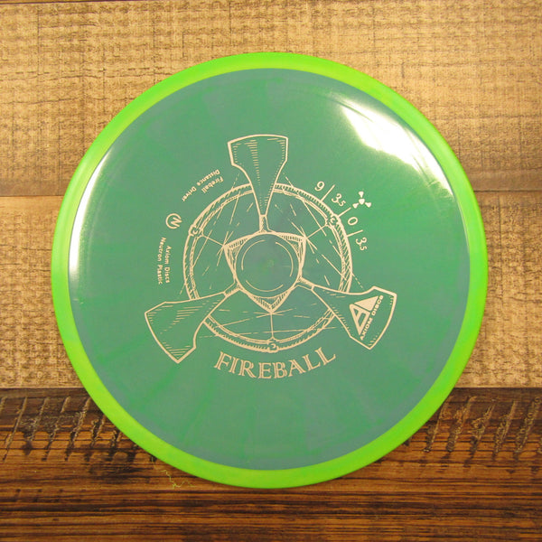 Axiom Fireball Neutron Distance Driver Disc Golf Disc 172 Grams Blue Green Green
