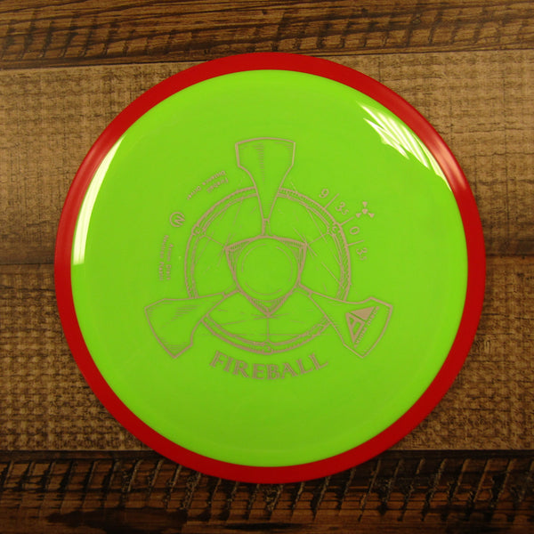 Axiom Fireball Neutron Distance Driver Disc Golf Disc 158 Grams Green Red