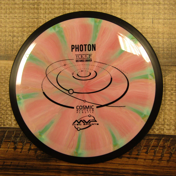 MVP Photon Cosmic Neutron Distance Driver Disc Golf Disc 158 Grams Purple Pink Green