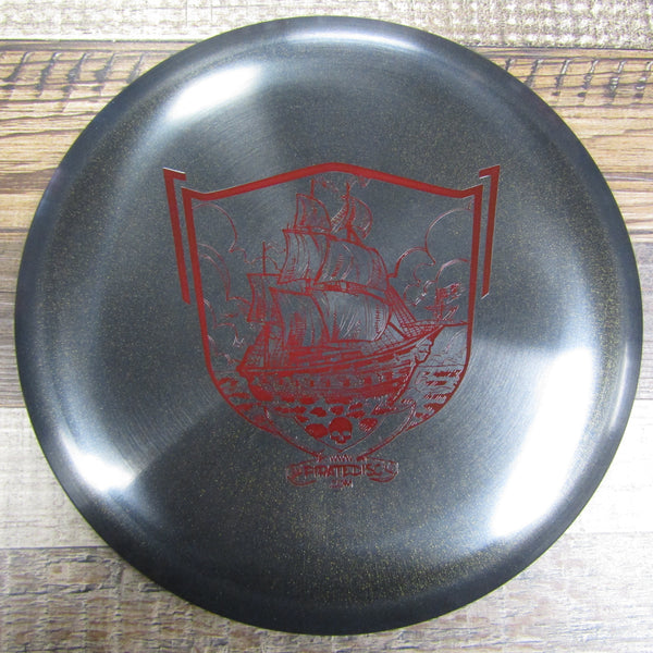 Discraft Buzzz ESP Ship Pirate Midrange Disc Golf Disc 175-176 Grams Black Smoke