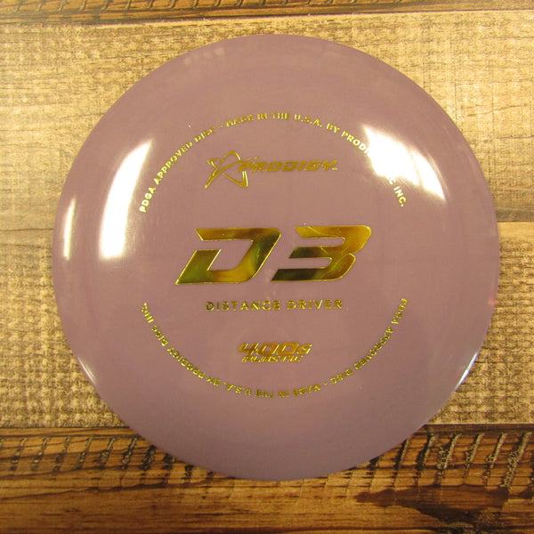 Prodigy D3 400G Distance Driver Disc Golf Disc 174 Grams Purple Gray