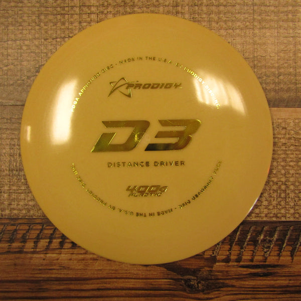 Prodigy D3 400G Distance Driver Disc Golf Disc 174 Grams Tan