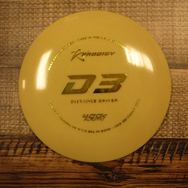 Prodigy D3 400G Distance Driver Disc Golf Disc 174 Grams Tan