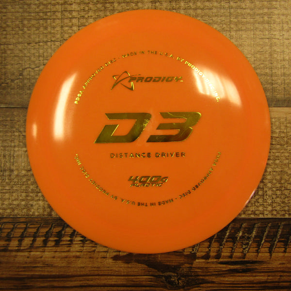 Prodigy D3 400G Distance Driver Disc Golf Disc 172 Grams Orange