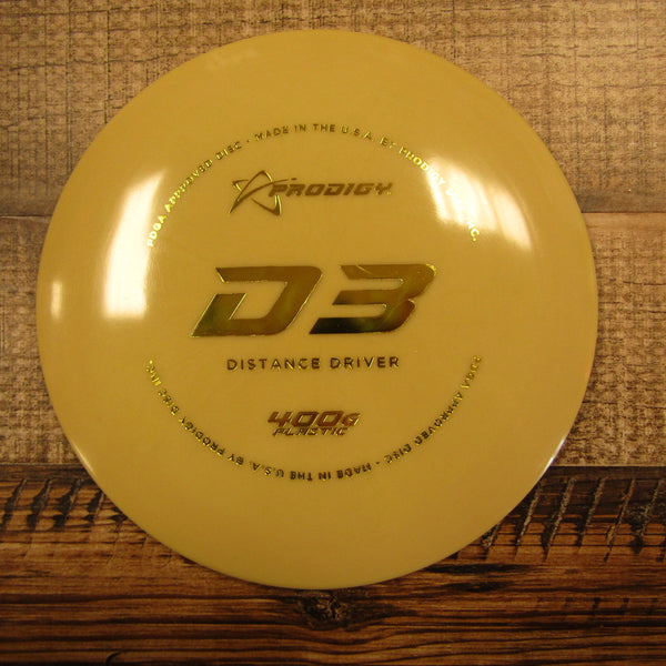 Prodigy D3 400G Distance Driver Disc Golf Disc 174 Grams Tan