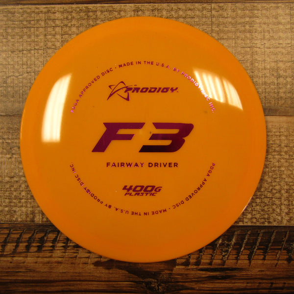Prodigy F3 400G Fairway Driver Disc Golf Disc 174 Grams Orange