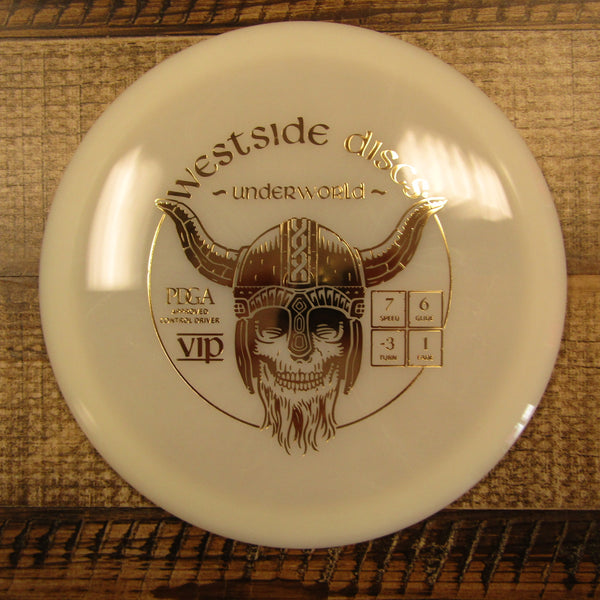 Westside Underworld VIP Control Driver Disc Golf Disc 169 Grams White